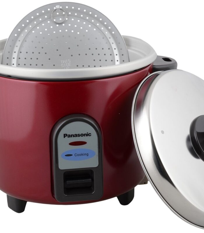 Panasonic Electric Rice Cooker - Burgundy, 1 L Sr-Wa10E(Ge9), 1 Liter