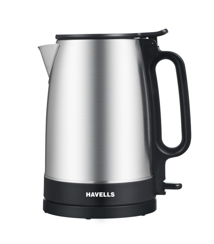 Havells Vesta Electric Kettle| Large 1.7L| 2000 Watts| 360° Cordless Control| Wide Mouth for Easy Use|Triple Safety Protection | Premium SS Body| 1Yr Door Step Warranty by Havells