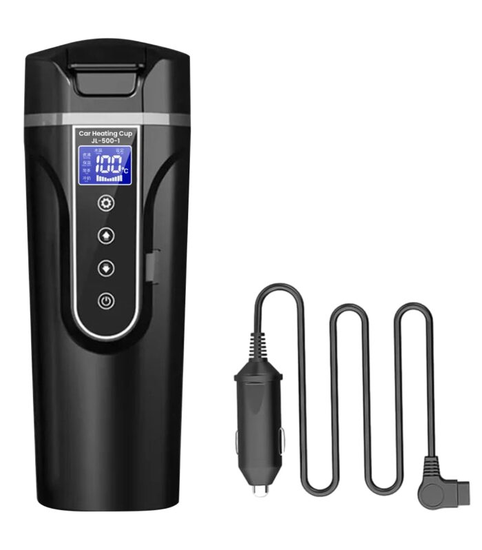Car Electric Kettle 450ml 12/24V 150W 304 Stainless Steel