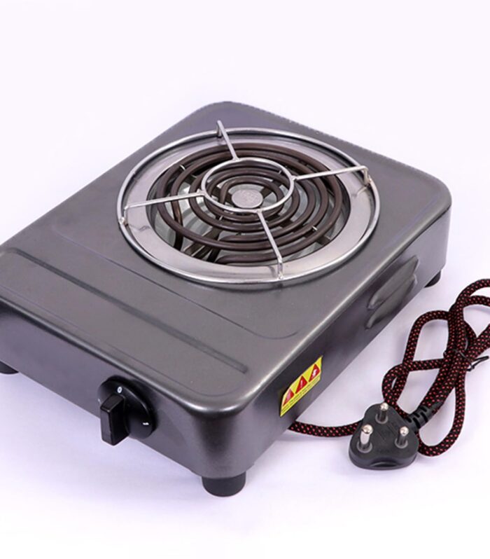 Electric G Coil Hot Plate for cooking With Stand | Fast Cooking | Kitchen Restaurant Home Radiant Induction Cooktop type Heater 2000W | electric stove 1500W | (Black)