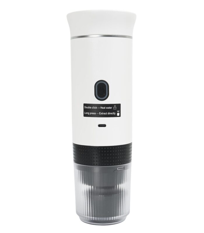 3 in 1 Portable Espresso Maker – Capsule, Ground Coffee & Small Capsule Compatible, Dual Hot/Cold Brew, Premium Machine Professional Grade Handheld USB-C Charging (White)
