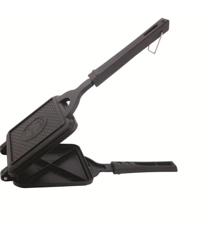 Non-Stick Gas Toaster Sandwich Maker for Jumbo Breads, Cool Touch Handles, Gas Stove Compatible, Heavy Duty