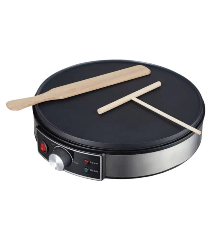Electric Crepe Maker Adjustable Temperature Control Portable Griddle Cooktop | Home & Garden
