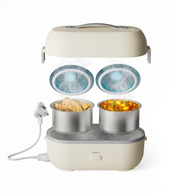 Hot Box II 300W Electric Lunch Box for Office, 2-Minute Reheating