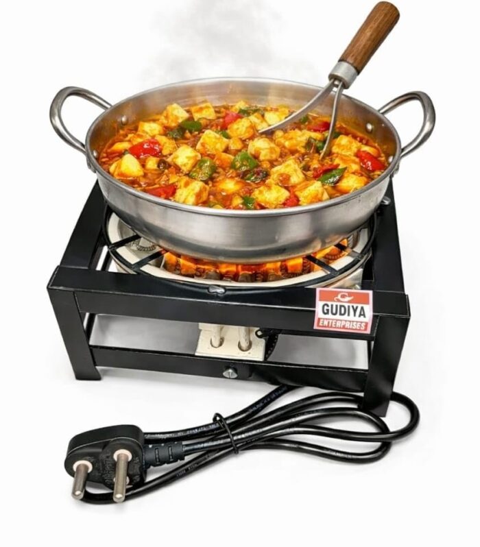 Electric Cooking Heater 1500W Single Burner | Portable Electric Stove with Fast Heating Coil | Heavy Duty Cooking Heater Model-07