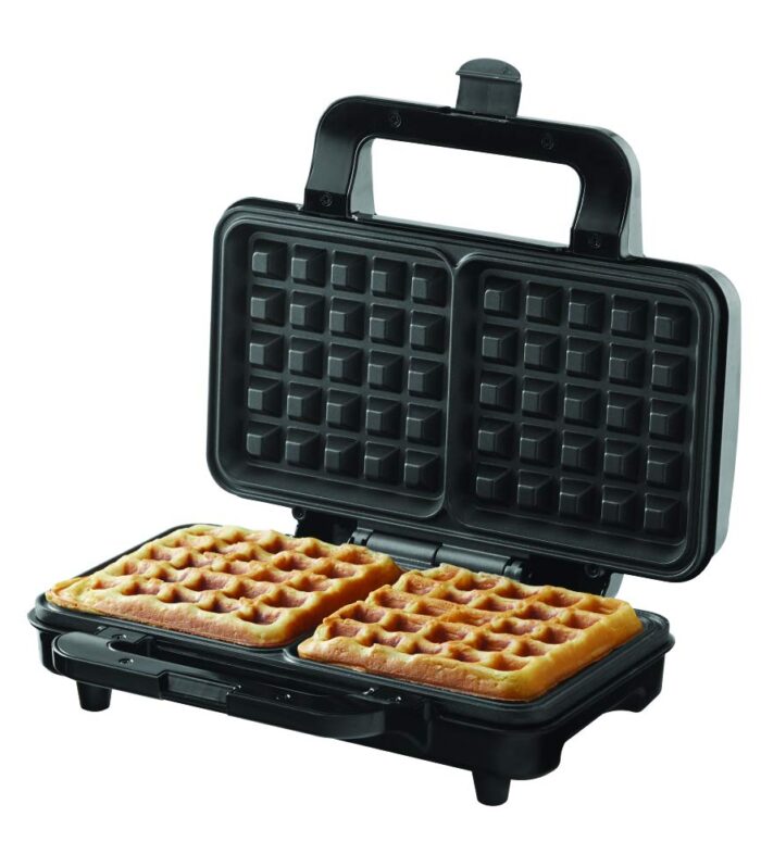 1000W Neo Waffle Maker | Can Make 2 Waffles At a Time | Non-Stick Coating Plates Opens to 90°, BPA & PTFE Free | Power Indicators | 2 Year Warranty