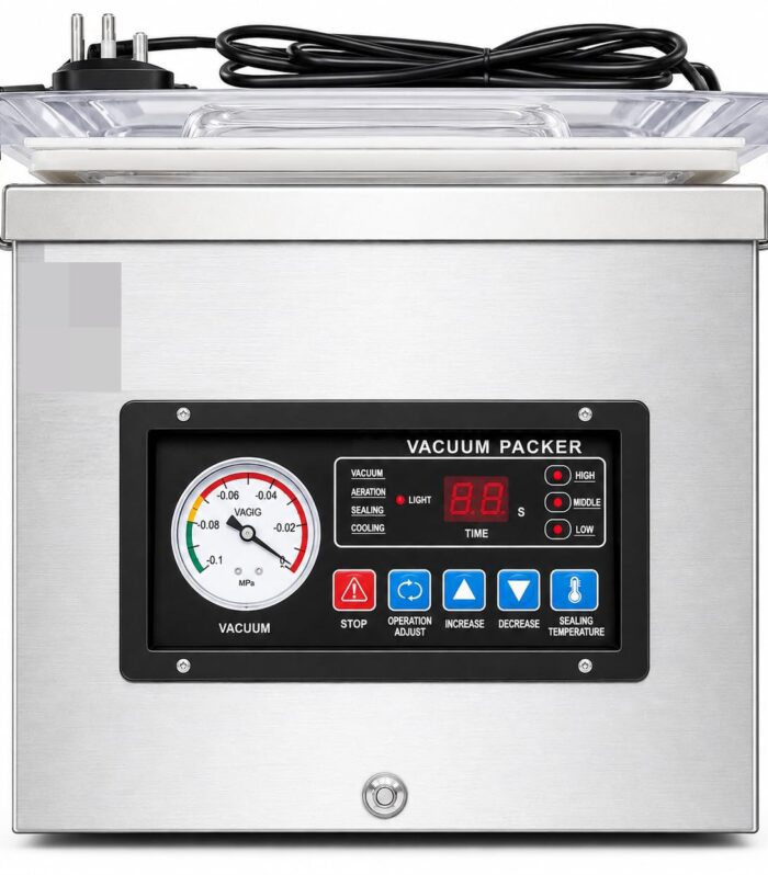 Vacuum Sealer Machine For Food Packaging | Vacuum Packing Machine With Digital Timer, Vacuum Gauge, Adjustable Sealing Temperature |Perfect For Commercial, Restaurant, Bakery And Home Use