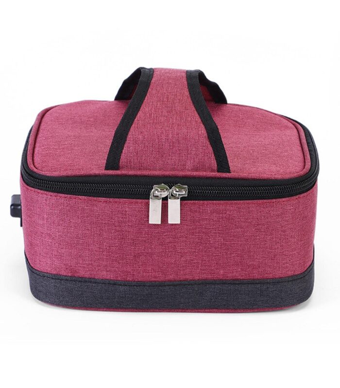 Generic USB Lunch Box Electric Thermal Bag Food Warmer for Car Cooking Working Red | 1 Bag 1 USB