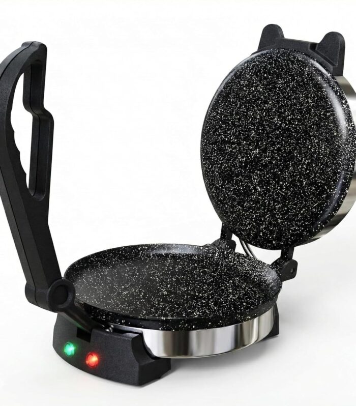 Electric Roti Maker with Non-Stick Marble Coated Plates