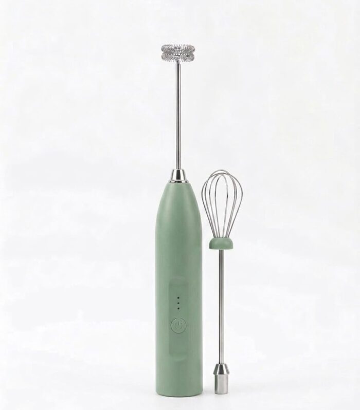 HomFrog Royal Milk, 3‑Speed Electric for Coffee with Whisk and, Mixer, Stand‑up Design, for Cream (Whisk Milk), Stainless Steel