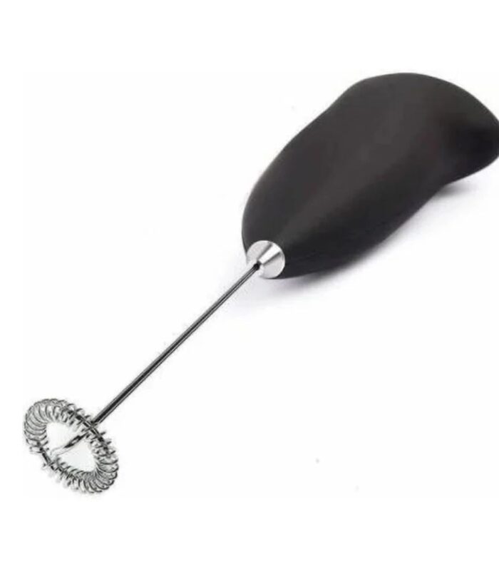 Electric Milk Frother Handheld with 2 AA Batteries Included | Battery Operated Coffee Frother with Stainless Steel Whisk | Milk Mixer for Coffee, Cappuccino, Latte & Hot Chocolate