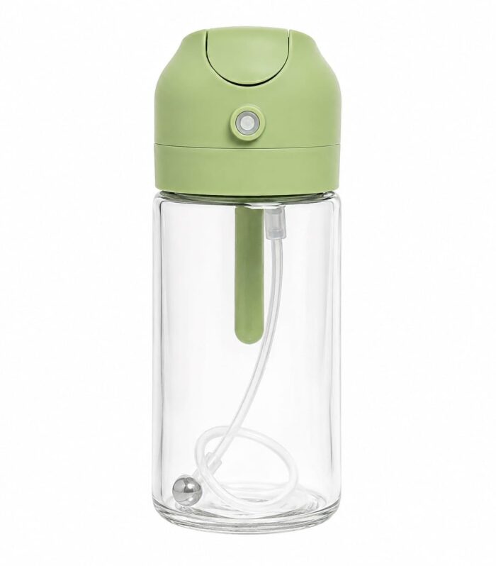 2 in 1 Oil Dispenser & Sprayer Bottle for Cooking | Leakproof Cooking Sprayer and Pourer for Kitchen,Frying,Baking,Salad and BBQ