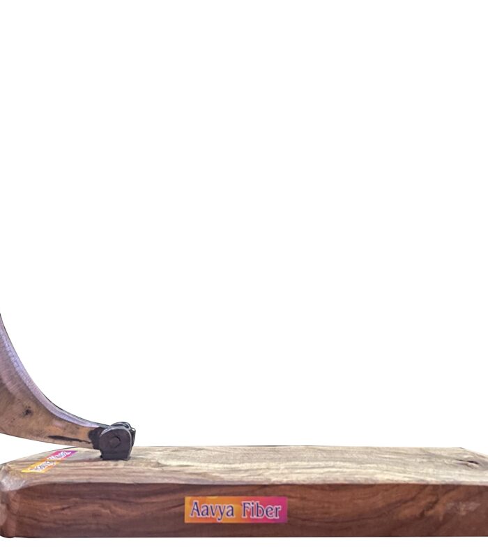 Traditional Manual Vegetable Folding Iron Blade Cutter Pahsul Vili Boti Aruvamanai Kathipeeta with Strong Wooden Board